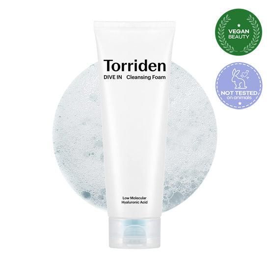 Torriden DIVE-IN Low Molecular Hyaluronic Acid Cleansing Foam 150ml - EmpressKorea