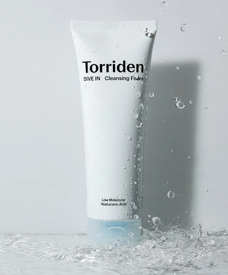 Torriden DIVE-IN Low Molecular Hyaluronic Acid Cleansing Foam 150ml - EmpressKorea