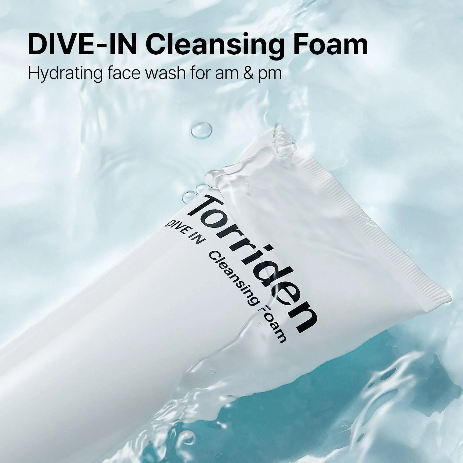 Torriden DIVE-IN Low Molecular Hyaluronic Acid Cleansing Foam 150ml - EmpressKorea