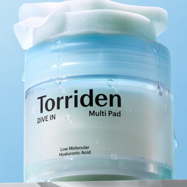 Torriden Dive in low molecule Hyaluronic acid Multi Pad 80 Pads 160ml - EmpressKorea