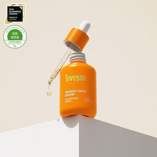 Tovegan Orange Oasis Serum 50ml - EmpressKorea