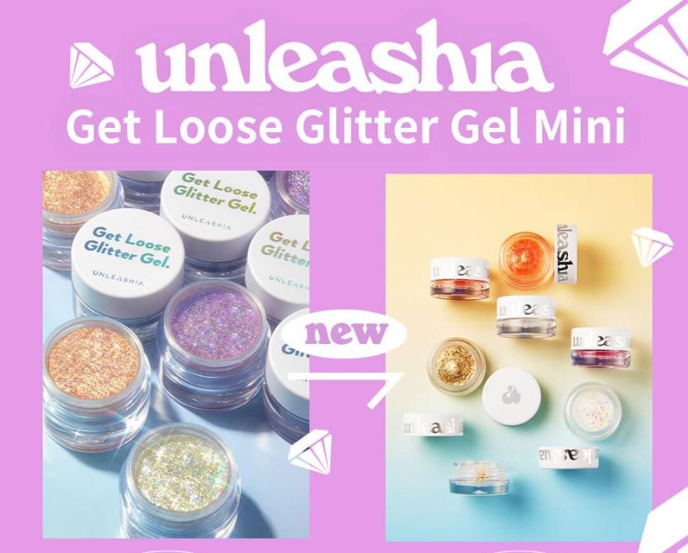 UNLEASHIA Get Loose Glitter Gel Mini (7 Colors) 4g - EmpressKorea