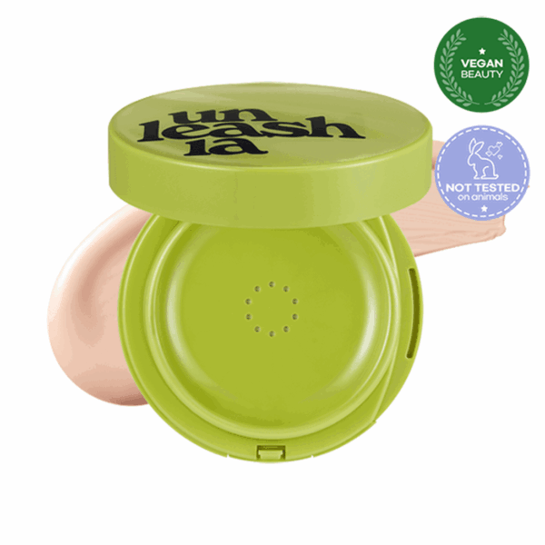 UNLEASHIA Satin Wear Healthy-Green Cushion SPF 30 PA++ (3 Colors) 15g - EmpressKorea