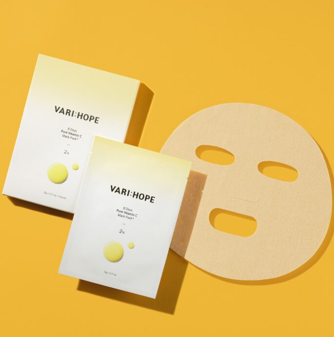 VARI:HOPE 8 Days Pure Vitamin C Mask Pack+ 22g*5packs - EmpressKorea