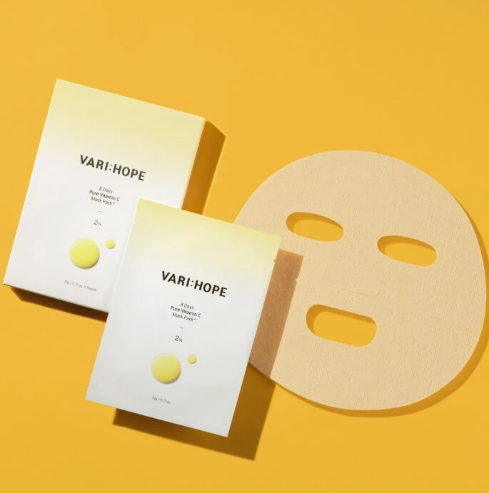 VARI:HOPE 8 Days Pure Vitamin C Mask Pack+ 22g*5packs - EmpressKorea