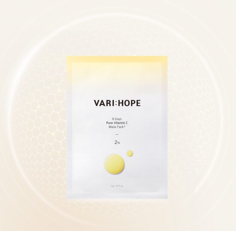 VARI:HOPE 8 Days Pure Vitamin C Mask Pack+ 22g*5packs - EmpressKorea