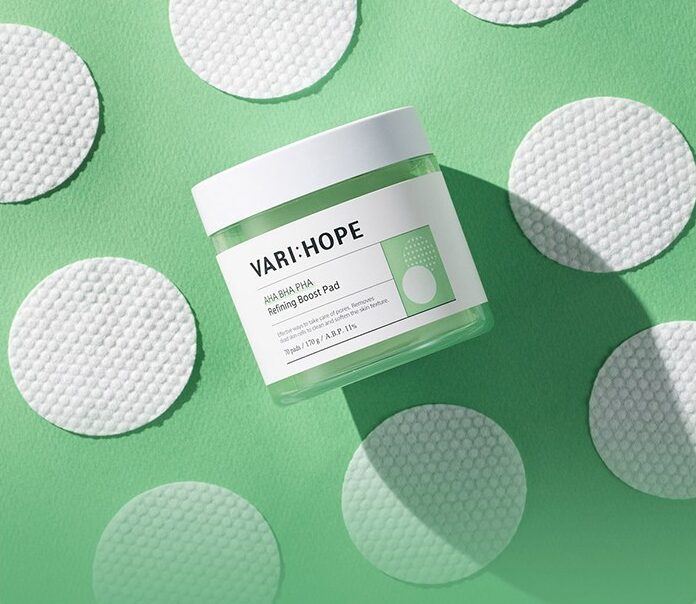 VARI:HOPE AHA BHA PHA Refining Boost Pad 70pads 170g - EmpressKorea