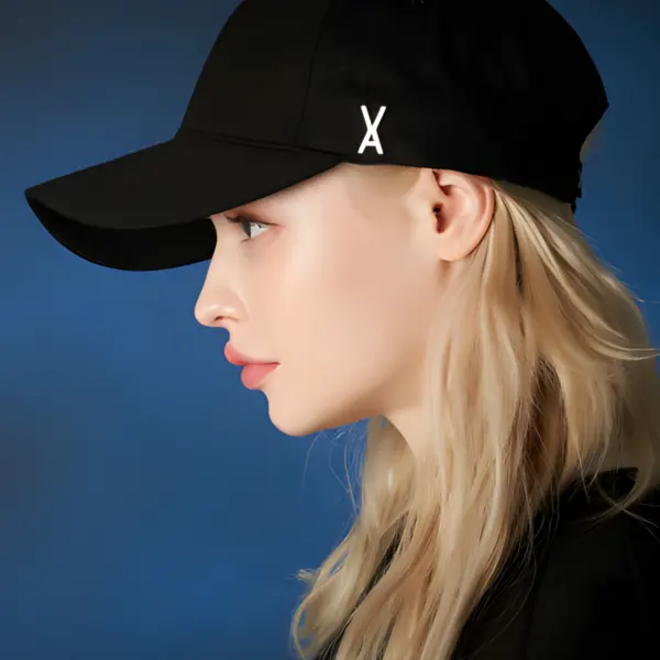 VARZAR Stud Logo Overfit Ball Cap - EmpressKorea