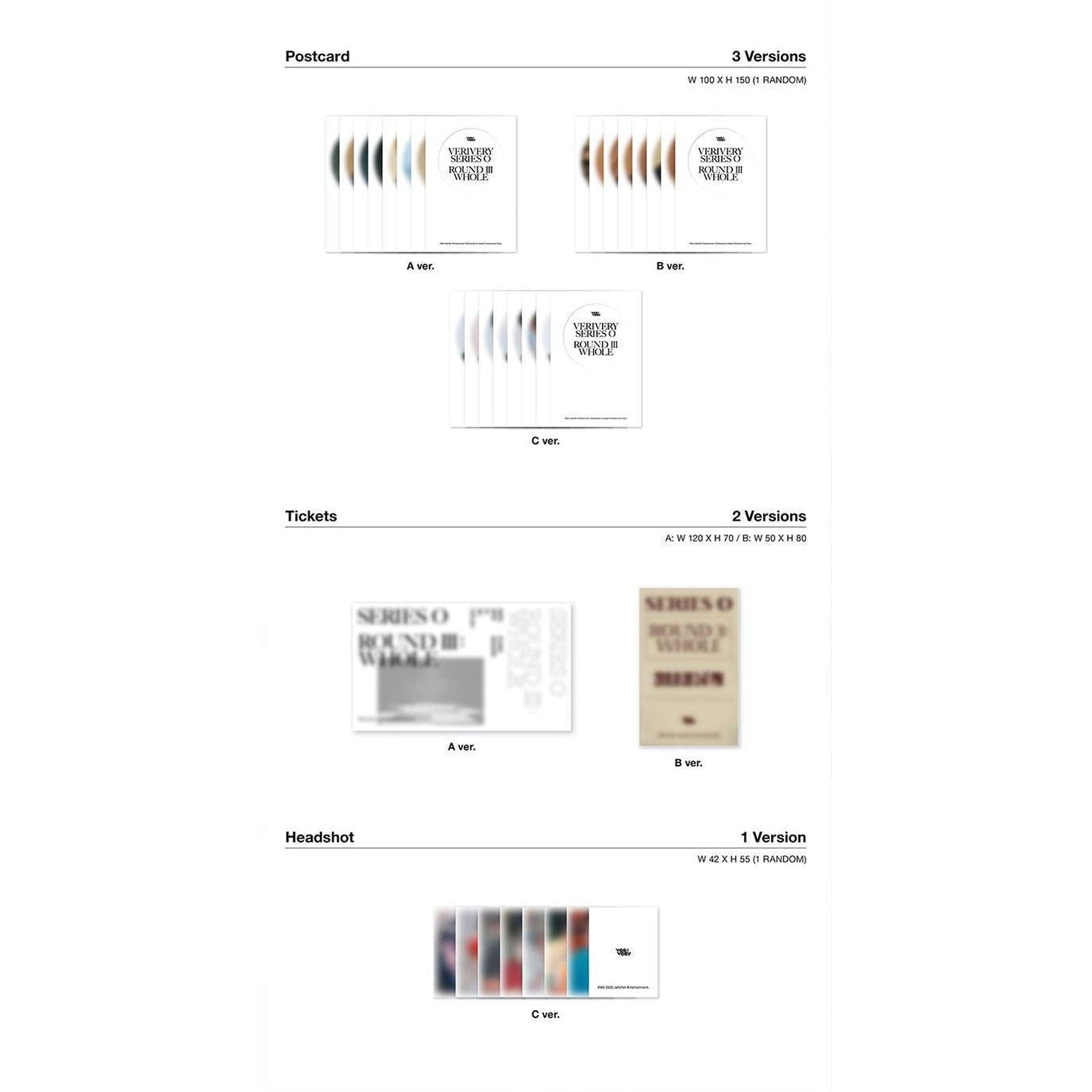 VERIVERY - 1st Full Album: SERIES O ROUND 3 WHOLE - EmpressKorea