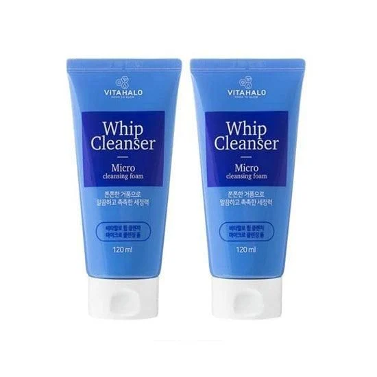 VITAHALO Micro Whip Cleanser 120ml*2EA - EmpressKorea