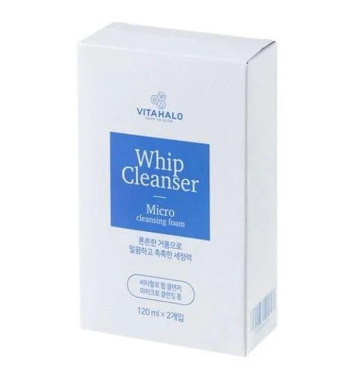 VITAHALO Micro Whip Cleanser 120ml*2EA - EmpressKorea