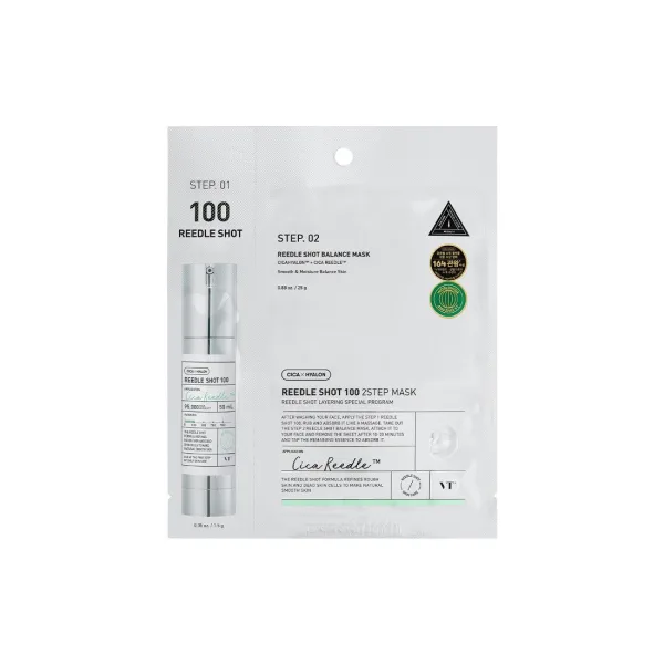 VT Cosmetics Reedle Shot 100 2step Mask Sheet 25g*4ea - EmpressKorea