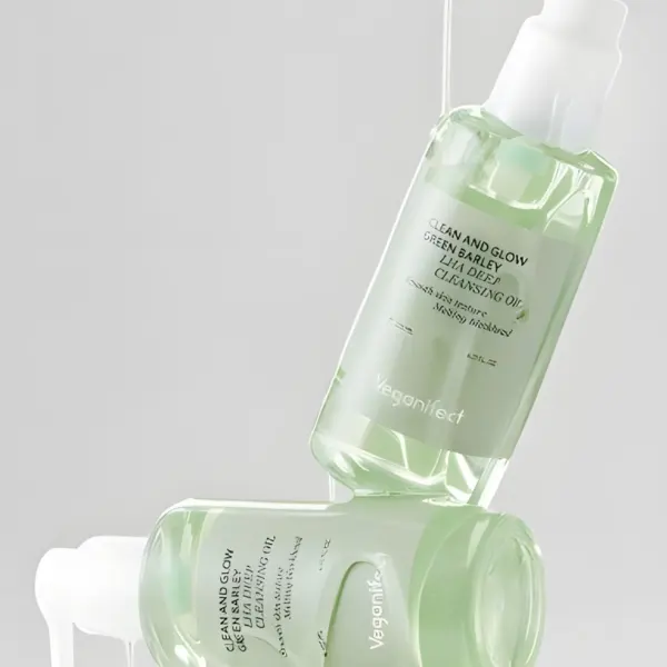 Veganifect Clean & Glow Green Barley LHA Deep Cleansing Oil 205ml - EmpressKorea