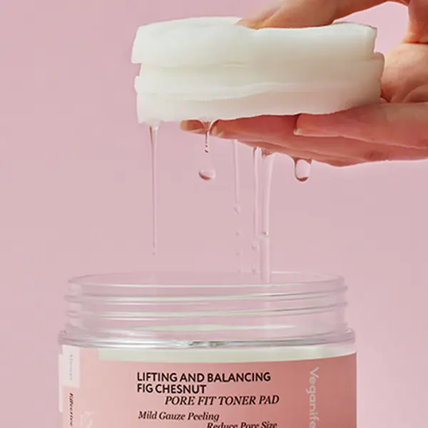 Veganifect Lifting & Balancing Atomizing Balm Pore Fit Toner Pad 70pads 120g - EmpressKorea