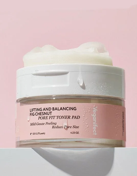 Veganifect Lifting & Balancing Atomizing Balm Pore Fit Toner Pad 70pads 120g - EmpressKorea