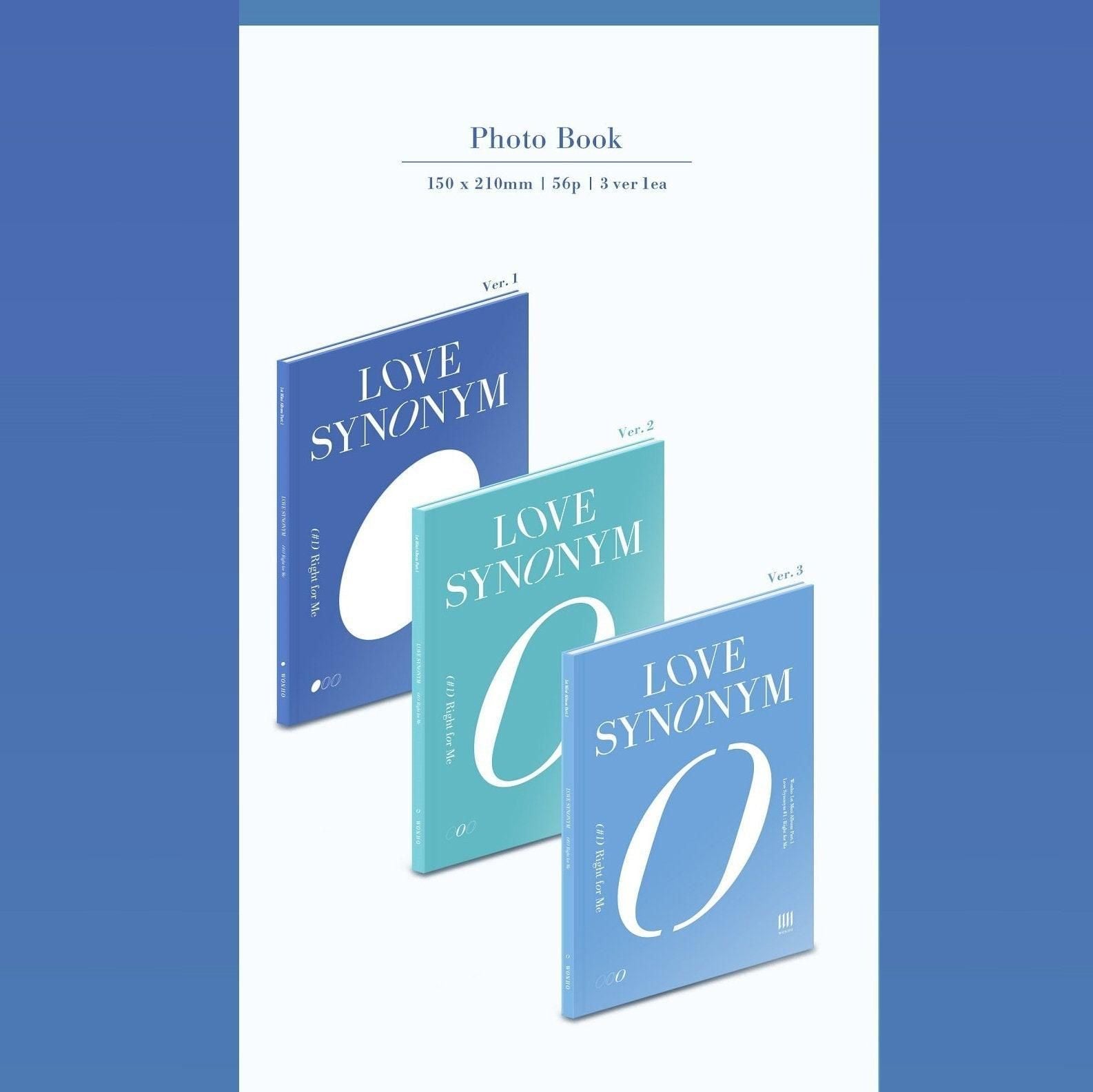 WONHO - 1st Mini Album: Love Synonym (#1) Right for Me - EmpressKorea