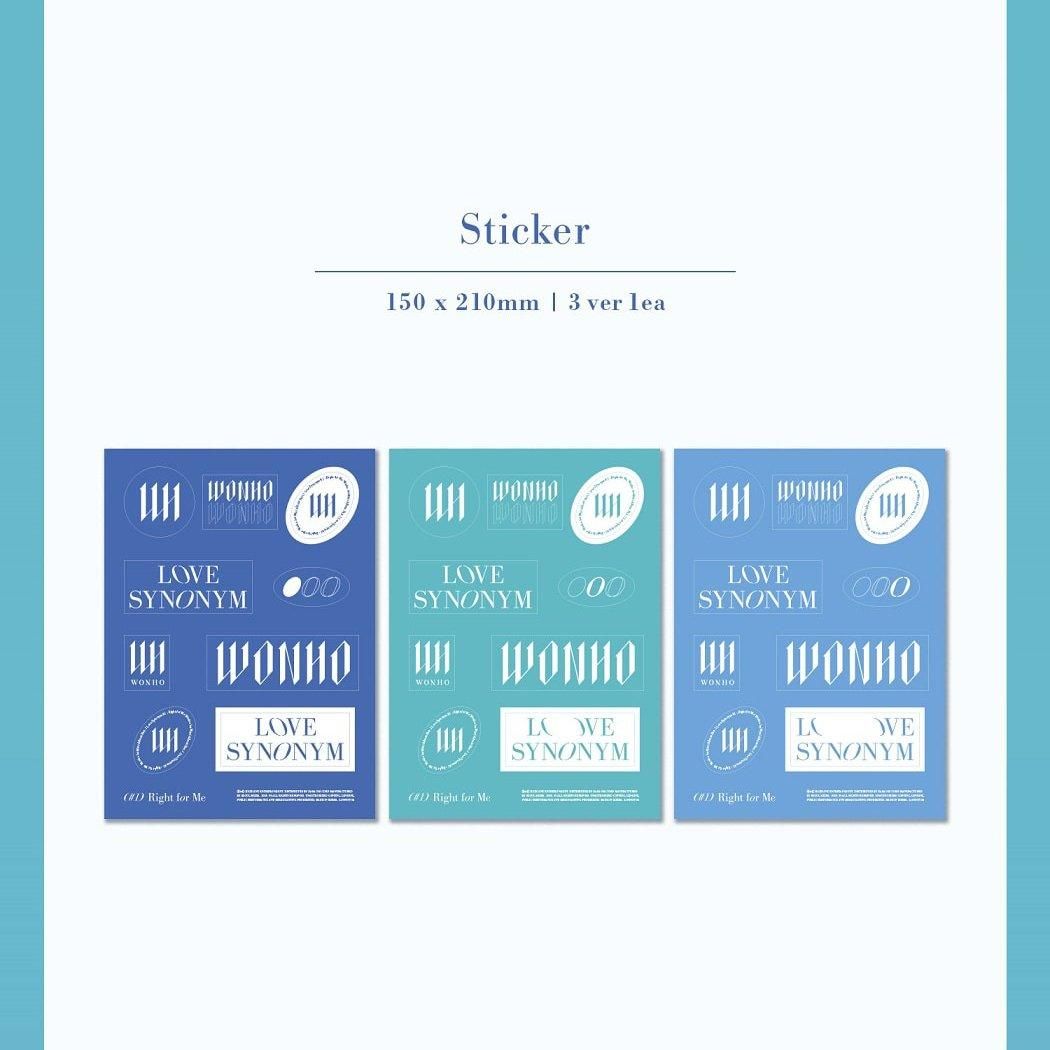 WONHO - 1st Mini Album: Love Synonym (#1) Right for Me - EmpressKorea