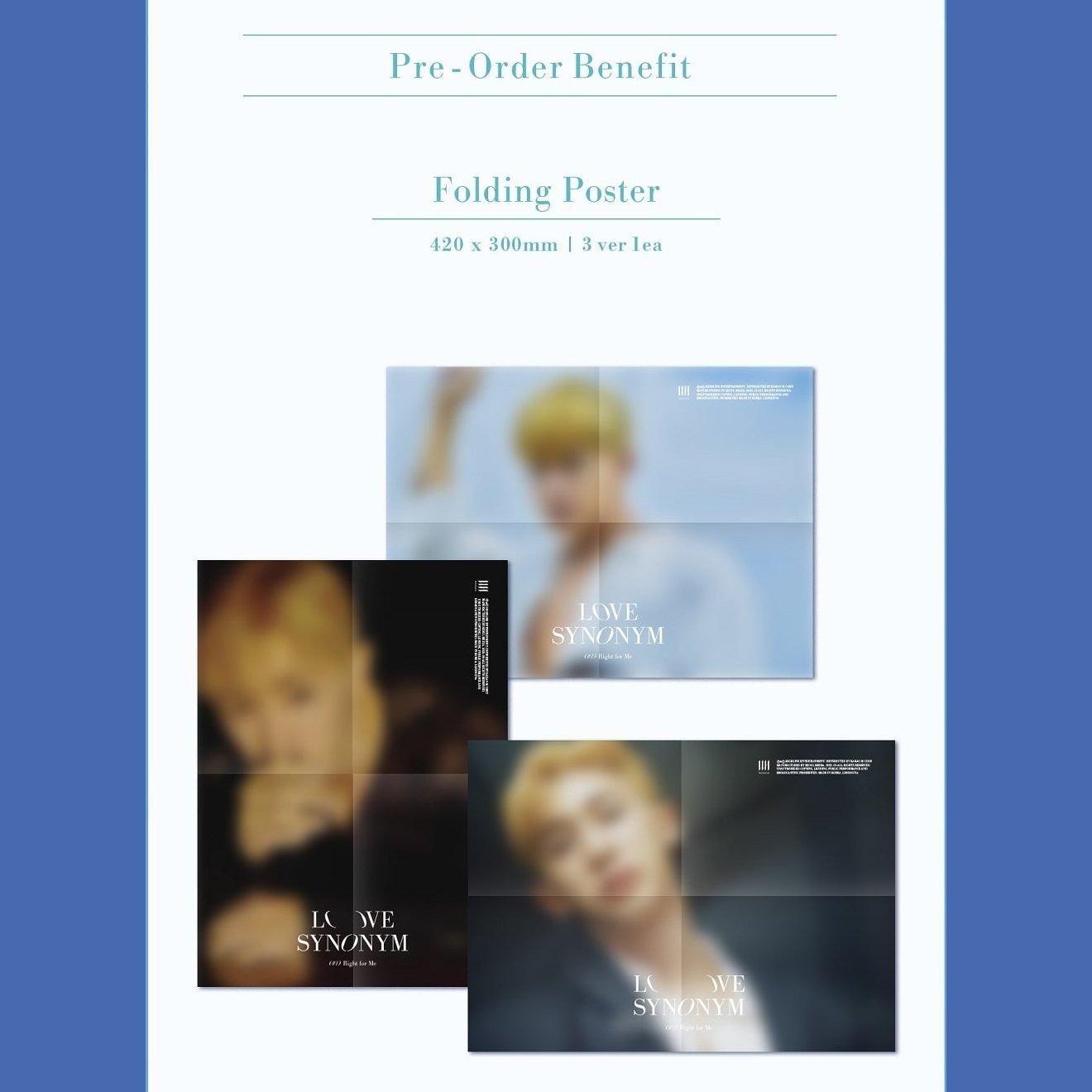 WONHO - 1st Mini Album: Love Synonym (#1) Right for Me - EmpressKorea