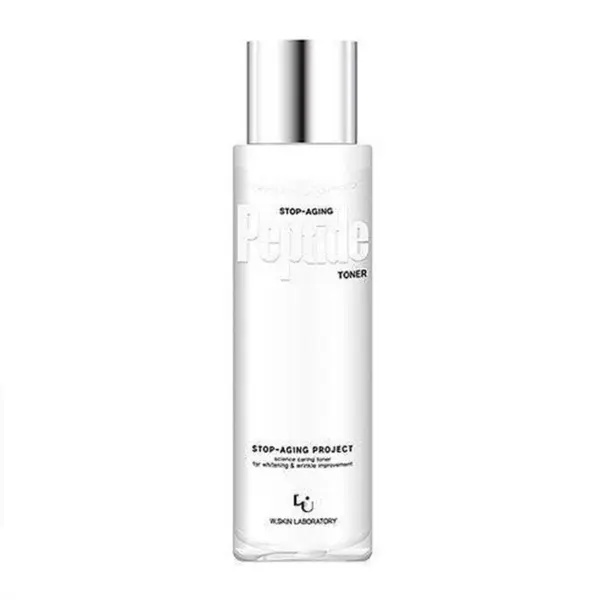W Skin Lab Stop Aging Peptide Toner 250ml - EmpressKorea