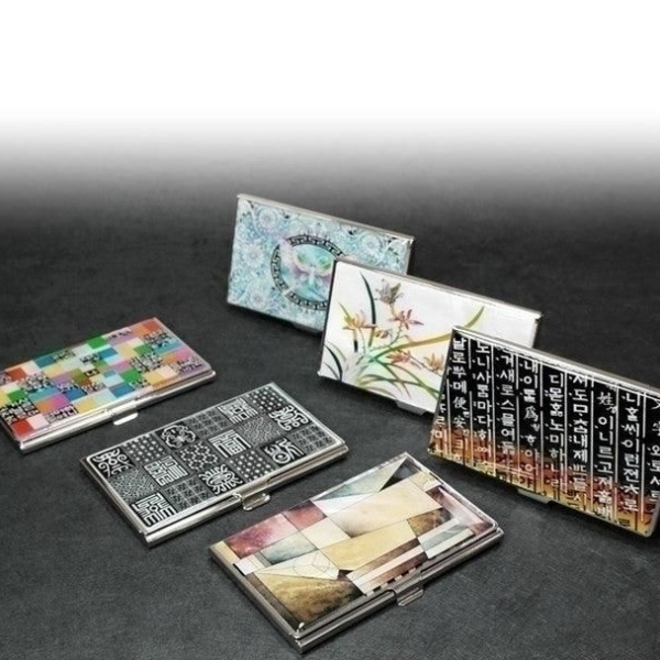 Woojin Art Mother-of-pearl Business Card Case Business Card Wallet - EmpressKorea