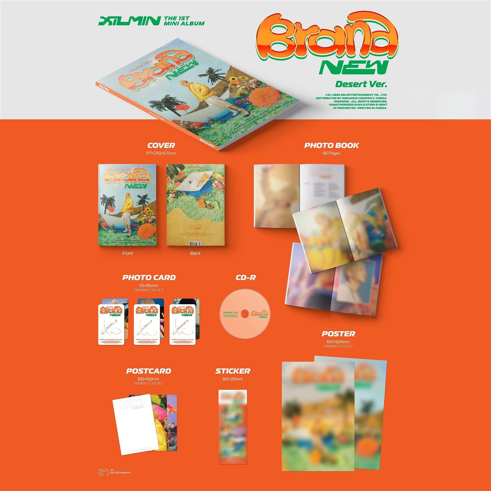 XIUMIN - 1st Mini Album: Brand New (Photobook Ver.) - EmpressKorea