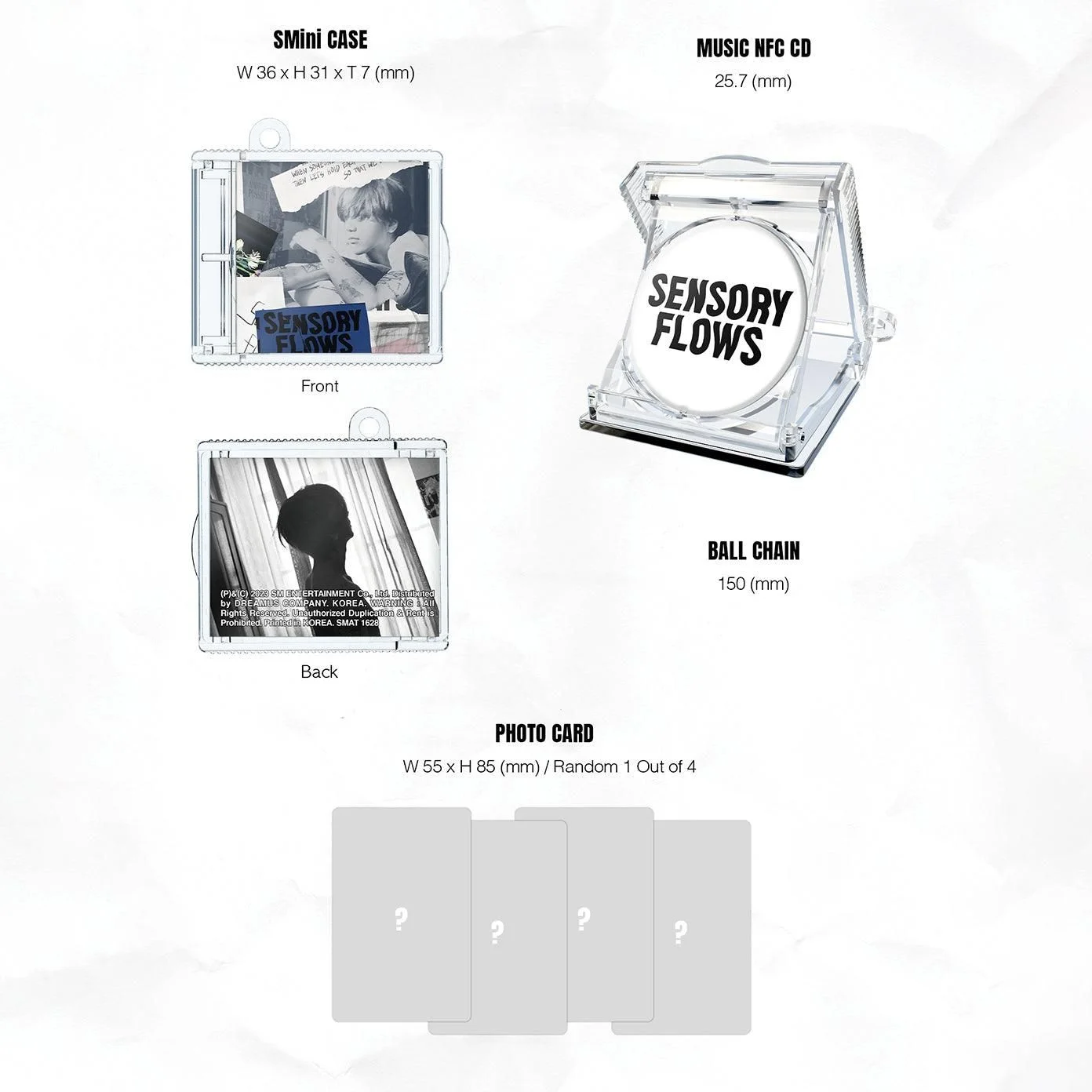 YESUNG - 1st Full Album: Sensory Flows (SMini Ver.) - EmpressKorea