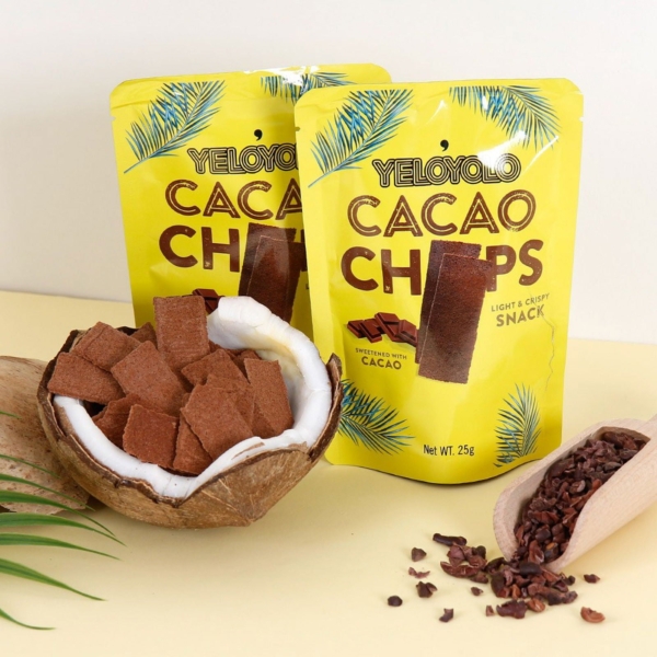 Yellow Yolo cacao chips 25g, 4 pieces - EmpressKorea