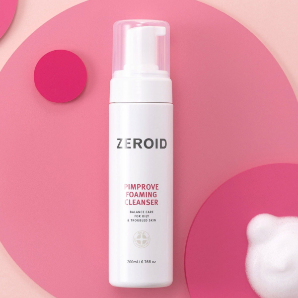 ZEROID PIMPROVE FOAMING CLEANSER 200ml - EmpressKorea