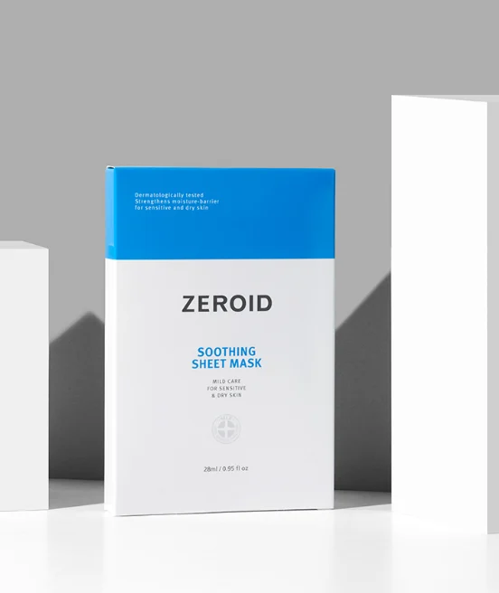 ZEROID SOOTHING SHEET MASK 28ml*5pack - EmpressKorea
