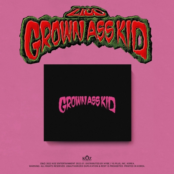 ZICO - 4th Mini Album: GROWN ASS KID (Jewel ver.) - EmpressKorea