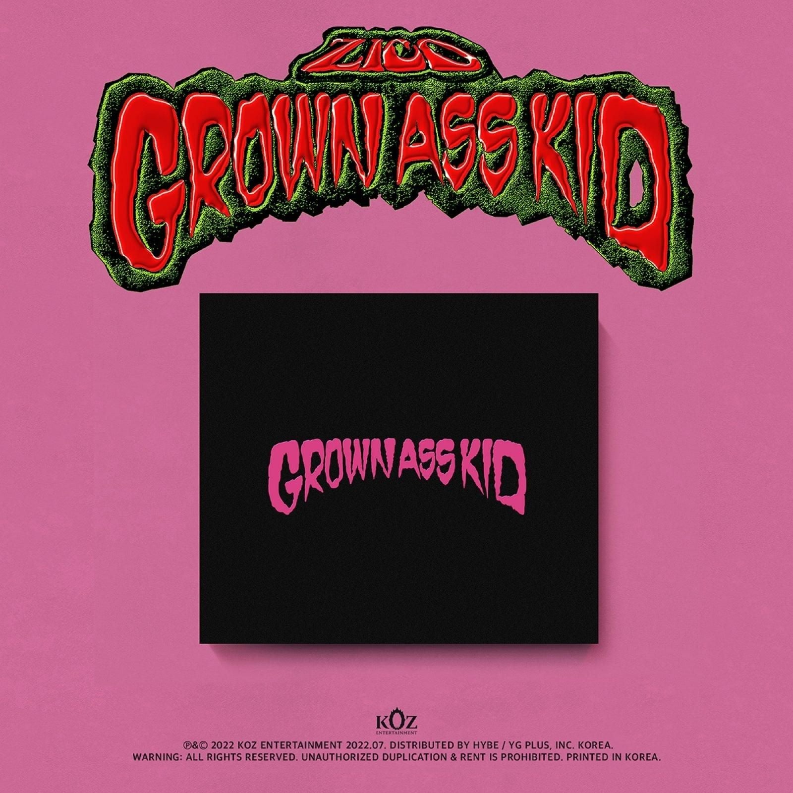 ZICO - 4th Mini Album: GROWN ASS KID (Jewel ver.) - EmpressKorea
