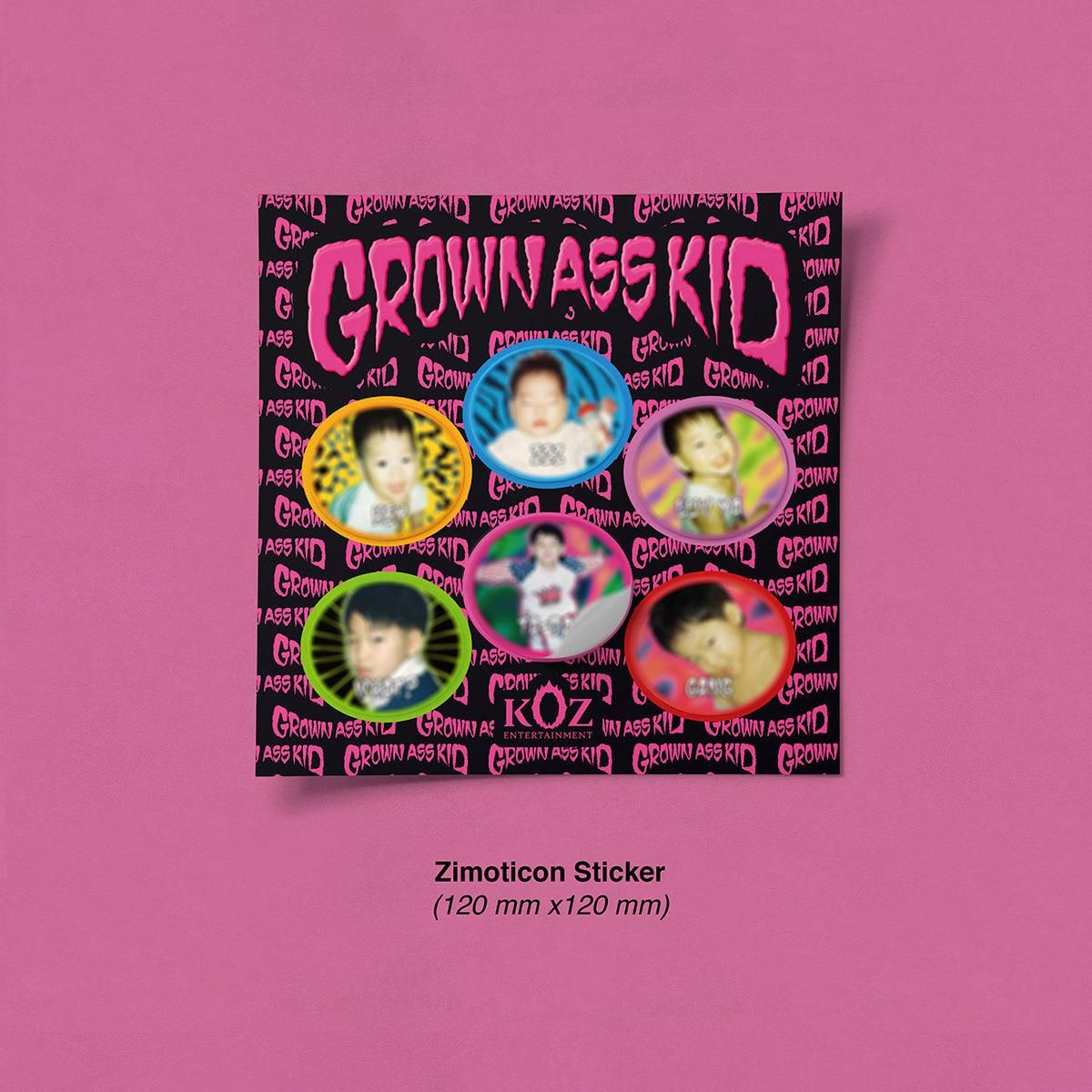 ZICO - 4th Mini Album: GROWN ASS KID (Jewel ver.) - EmpressKorea