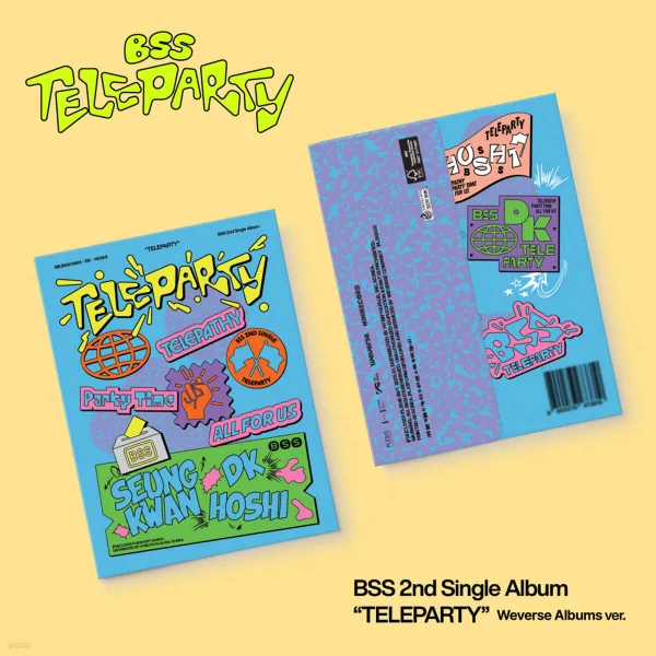 부석순 (SEVENTEEN) - 부석순 2nd Single Album 'TELEPARTY' [Weverse Albums ver.]