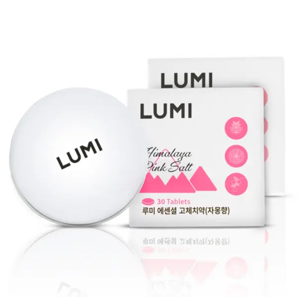 Loomi Pink Salt Solid Toothpaste Large Size 200 Tablets