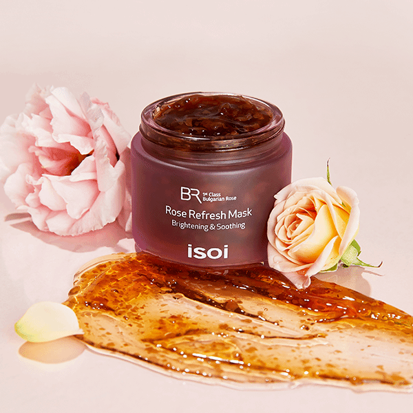 isoi Bulgarian Rose Refresh Mask 80g (2.82 fl oz)-Soothing, Brightening and hydrating gel mask, gel type natural facial mask, long-lasting moisture, self facial skincare - EmpressKorea