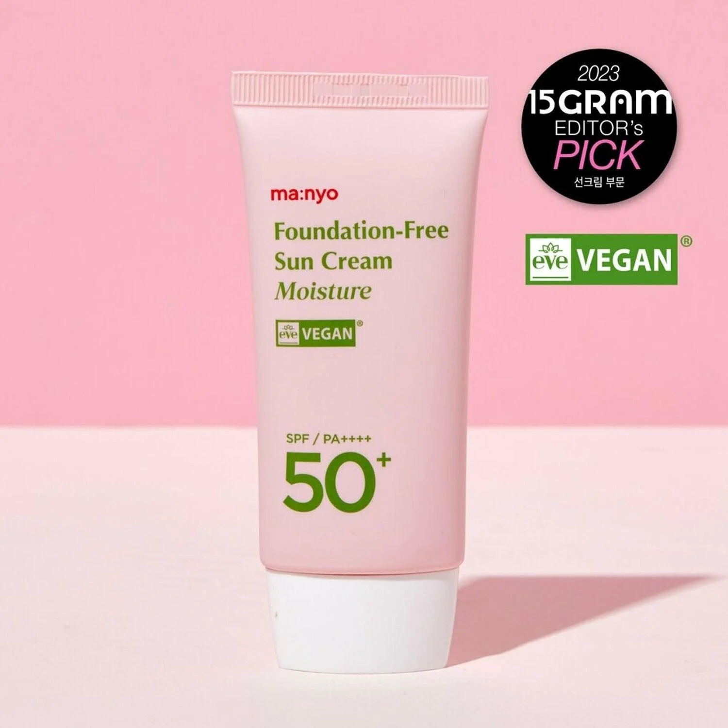 ma:nyo Factory Foundation-Free Sun Cream Moisture 50ml SPF50+ PA++++ - EmpressKorea