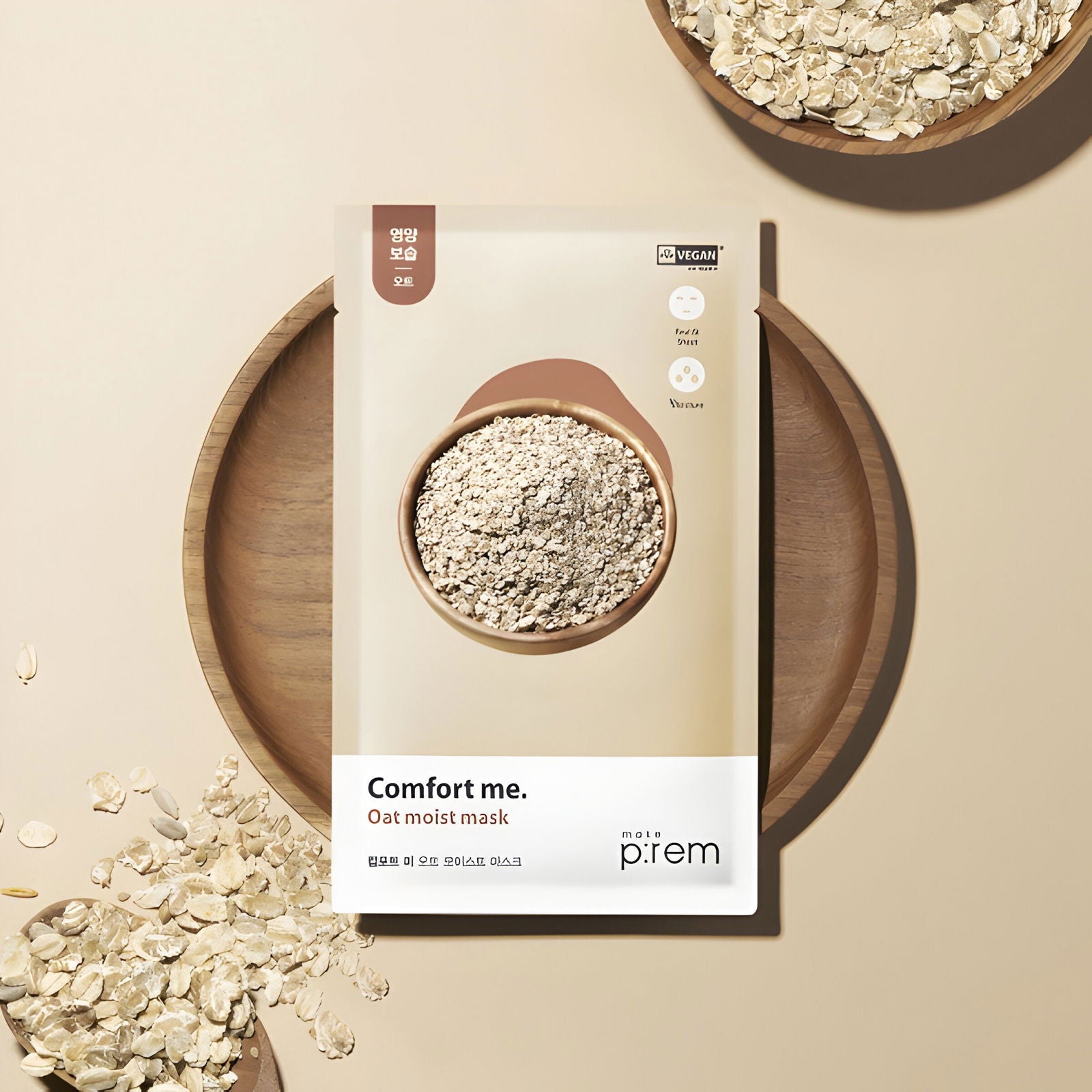 make p:rem Comfort Me. Oat Moist Mask 25ml*5pack - EmpressKorea