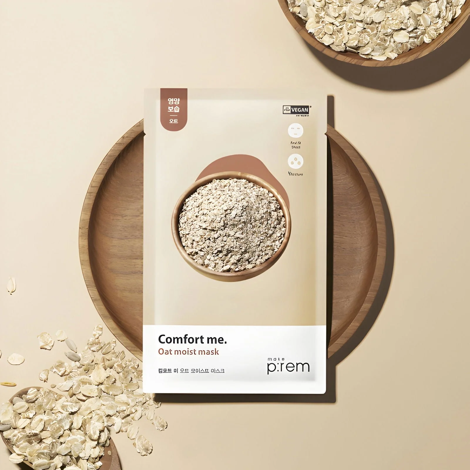 make p:rem Comfort Me. Oat Moist Mask 25ml*5pack - EmpressKorea