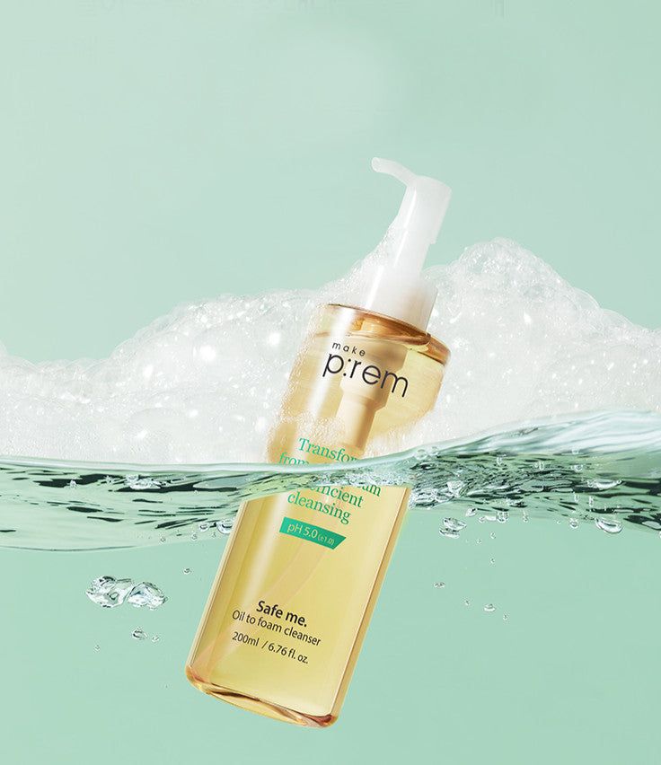 make p:rem Safe Me. Oil to Foam Cleanser 200ml - EmpressKorea