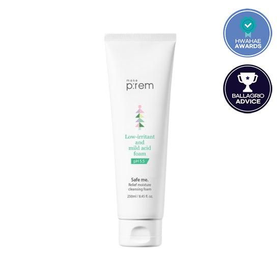 make p:rem Safe Me. Relief Moisture Cleansing Foam 250ml - EmpressKorea