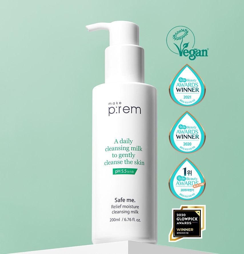 make p:rem Safe Me. Relief Moisture Cleansing Milk 200ml - EmpressKorea