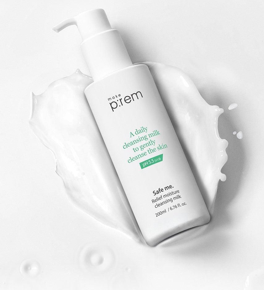 make p:rem Safe Me. Relief Moisture Cleansing Milk 200ml - EmpressKorea