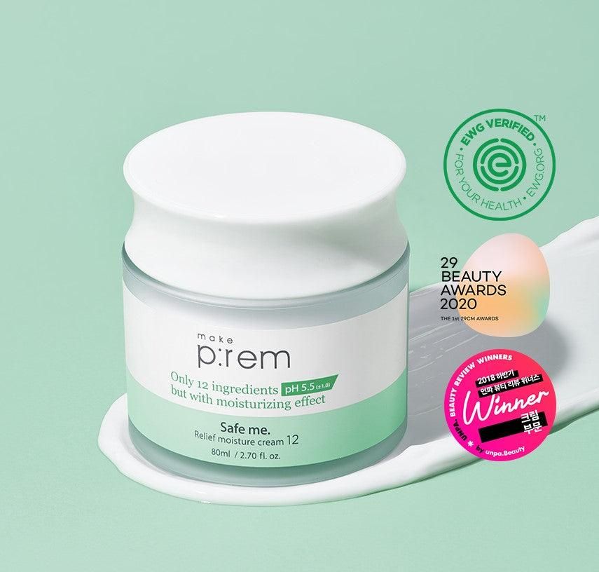 make p:rem Safe Me. Relief Moisture Cream 12 80ml - EmpressKorea