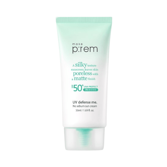 make p:rem UV Defense Me. No Sebum Sun Cream SPF 50+ PA++++ 50ml - EmpressKorea