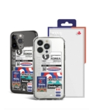 mans Korea Patch iPhone Case Transparent Bumper - EmpressKorea
