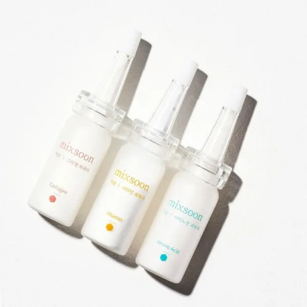 mixsoon 3 Types of Powder (Amino Acid Powder+Collagen Powder+Vitamin Powder) - EmpressKorea
