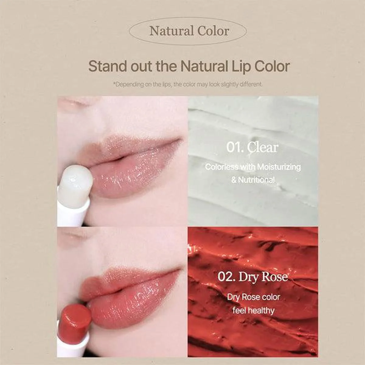 mixsoon Vegan Melting Lip Balm (2 Colors) 4.1g - EmpressKorea