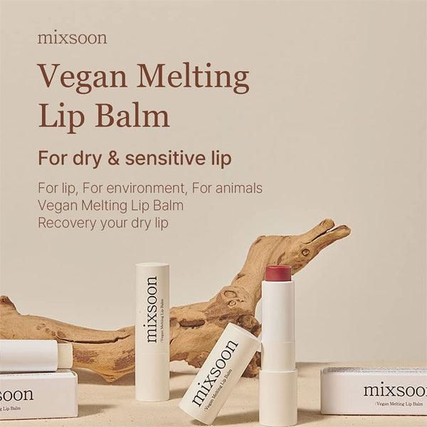 mixsoon Vegan Melting Lip Balm (2 Colors) 4.1g - EmpressKorea