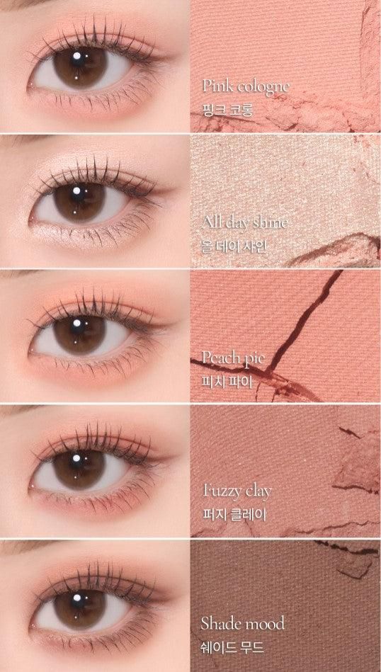 mude Shawl Moment Eyeshadow Palette #03 Peach Memory 7g - EmpressKorea