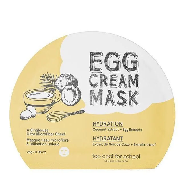 too cool for school Egg Cream Mask Set #Hydration 28g*5EA - EmpressKorea